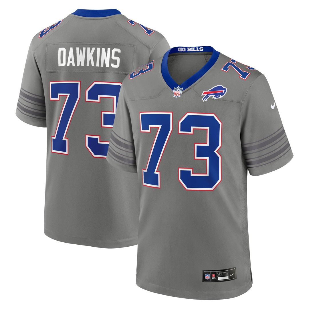 Dion Dawkins Buffalo Bills Nickel City Game Jersey - Gray