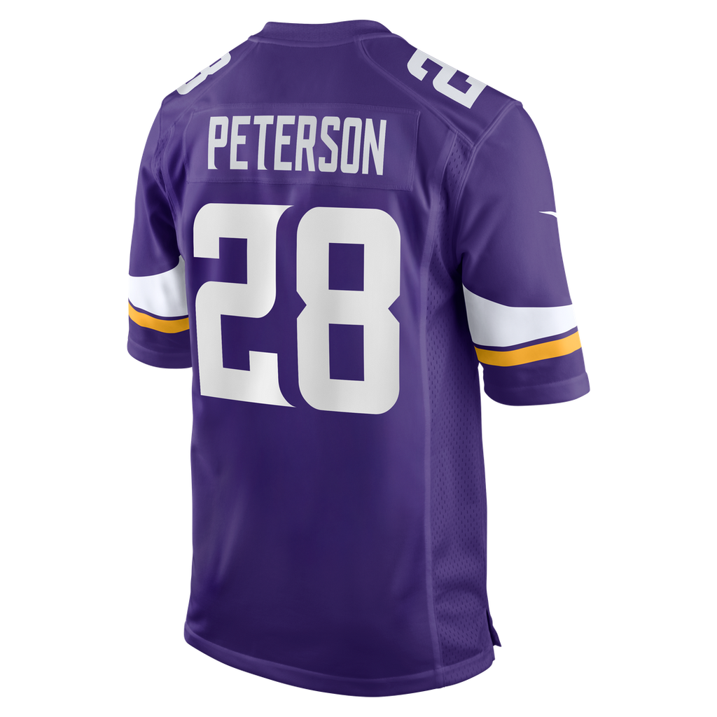 Adrian Peterson Minnesota Vikings Team Game Jersey - Purple