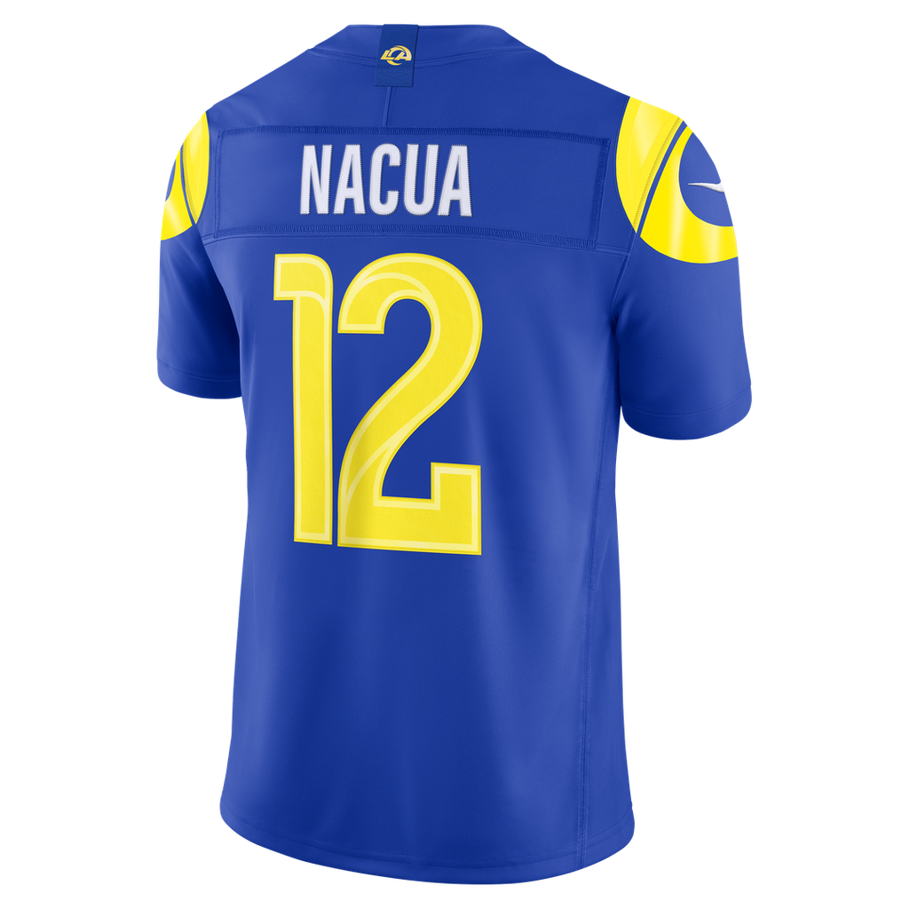 Puka Nacua Los Angeles Rams Vapor F.U.S.E. Stitched Limited Jersey - Royal Blue