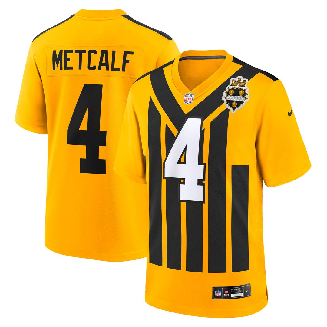 DK Metcalf Pittsburgh Steelers Game Jersey - Black