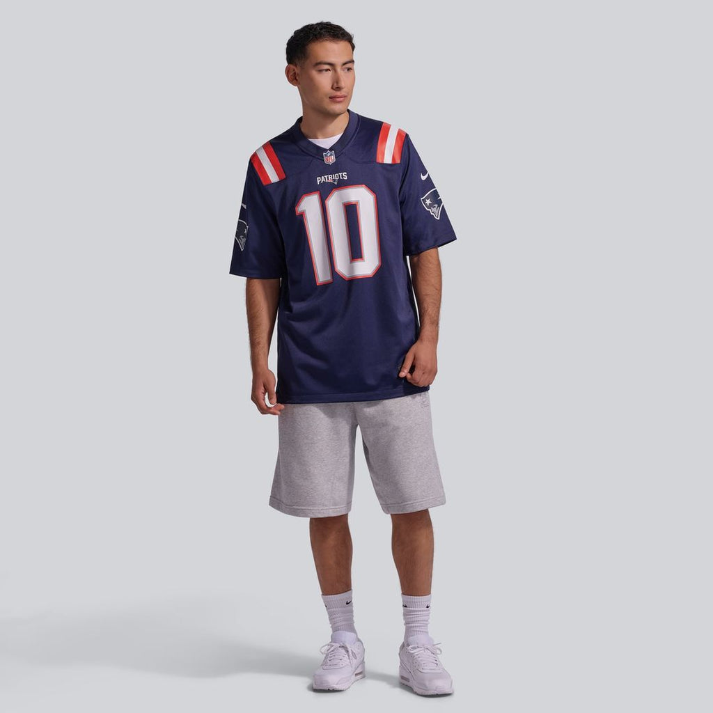 Drake Maye New England Patriots Game Jersey - Navy