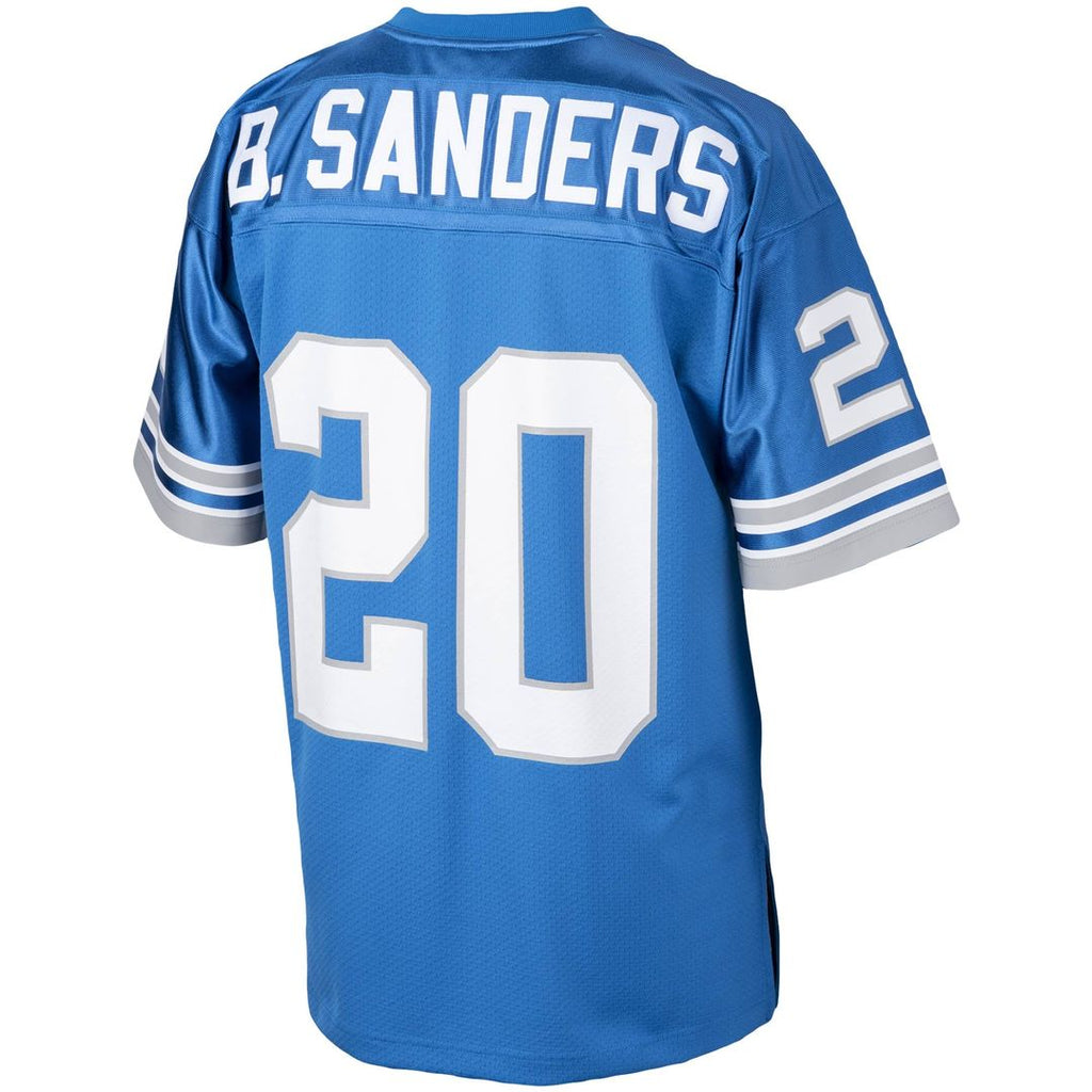 Barry Sanders Detroit Lions 1993 Authentic Throwback Jersey - Blue