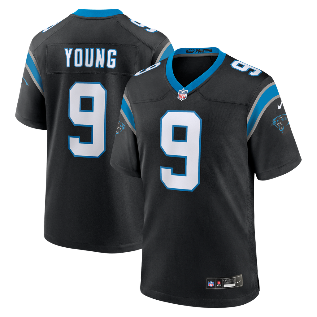 Bryce Young Carolina Panthers Game Jersey - Black
