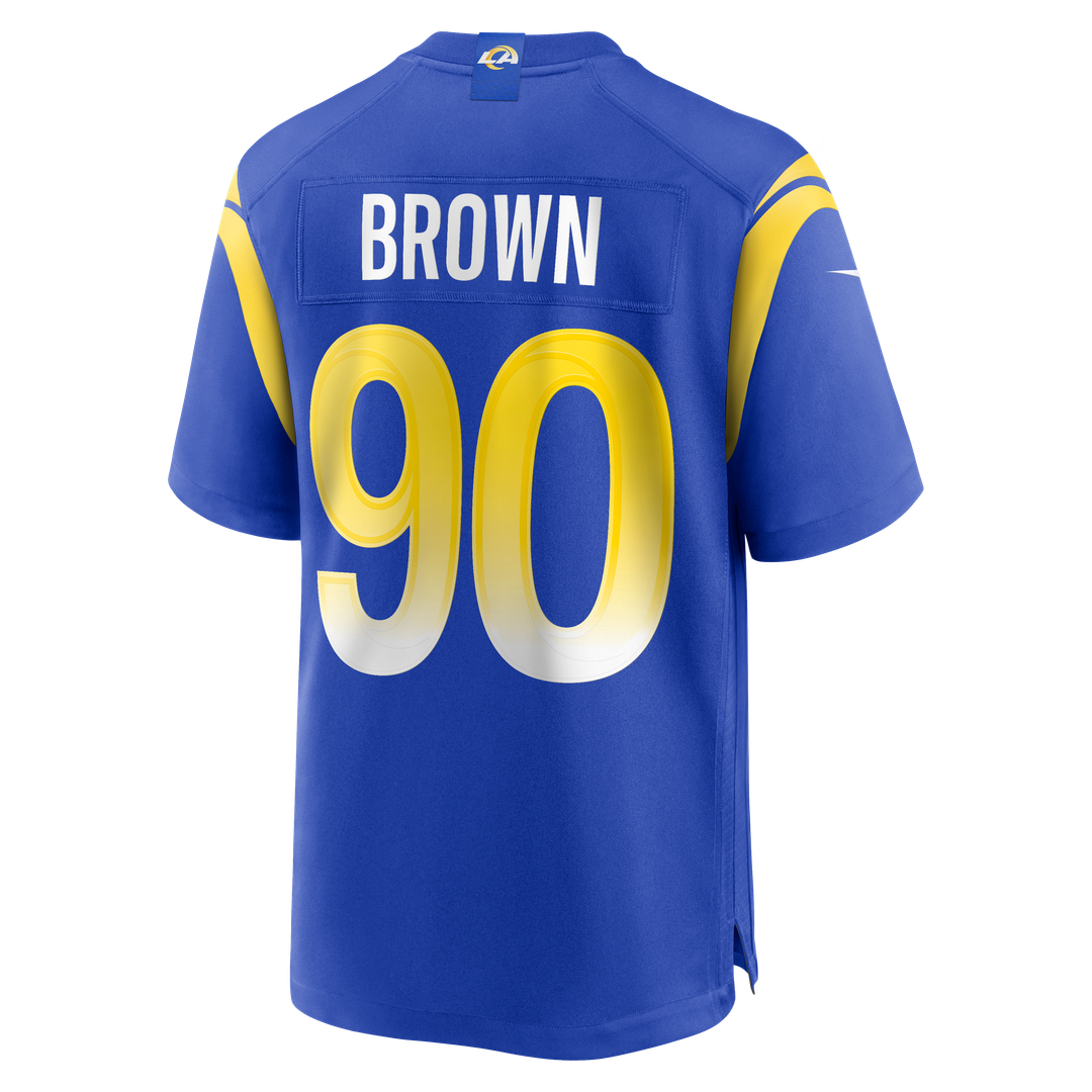 Earnest Brown IV Los Angeles Rams Game Jersey - Royal Blue