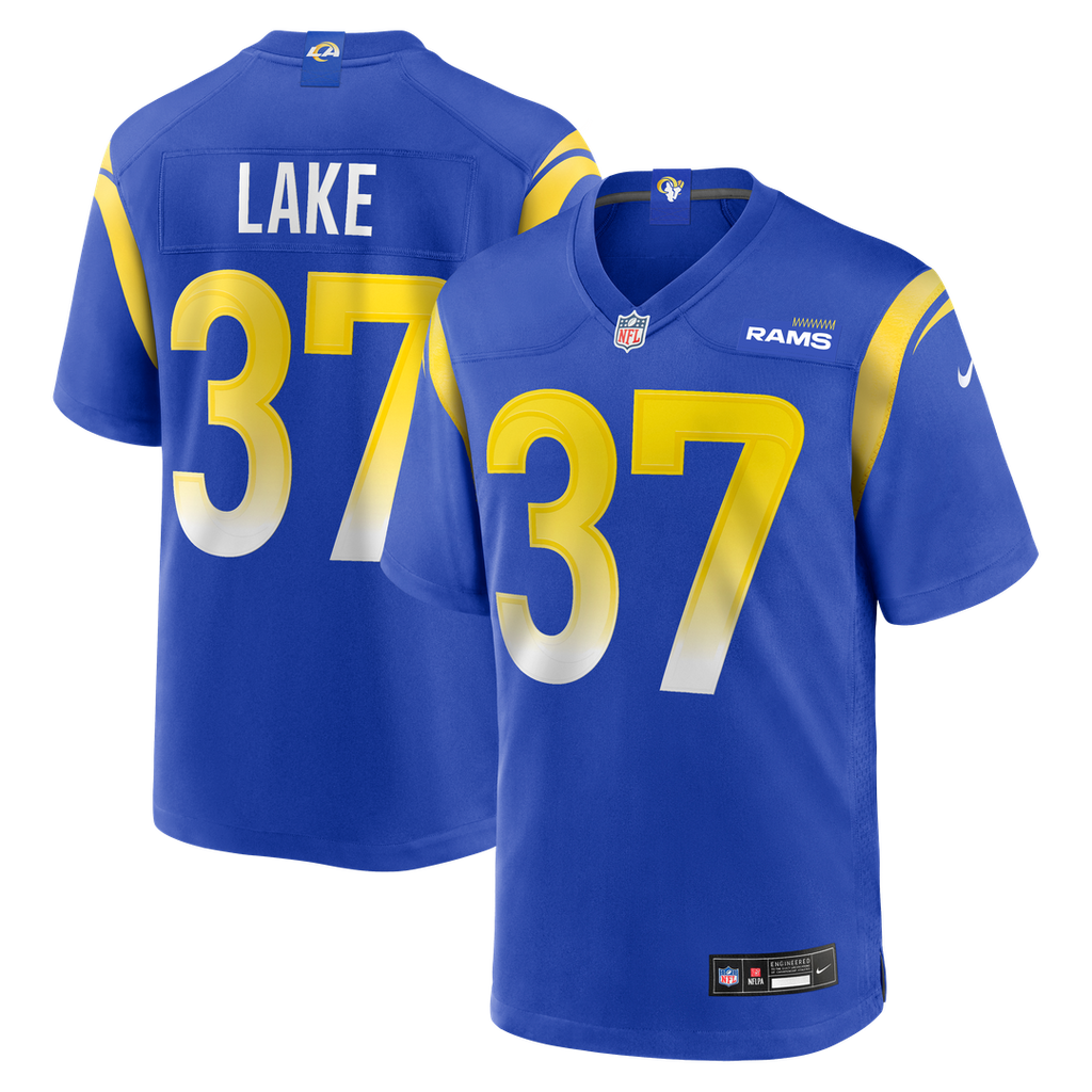 Quentin Lake Los Angeles Rams Game Jersey - Royal Blue