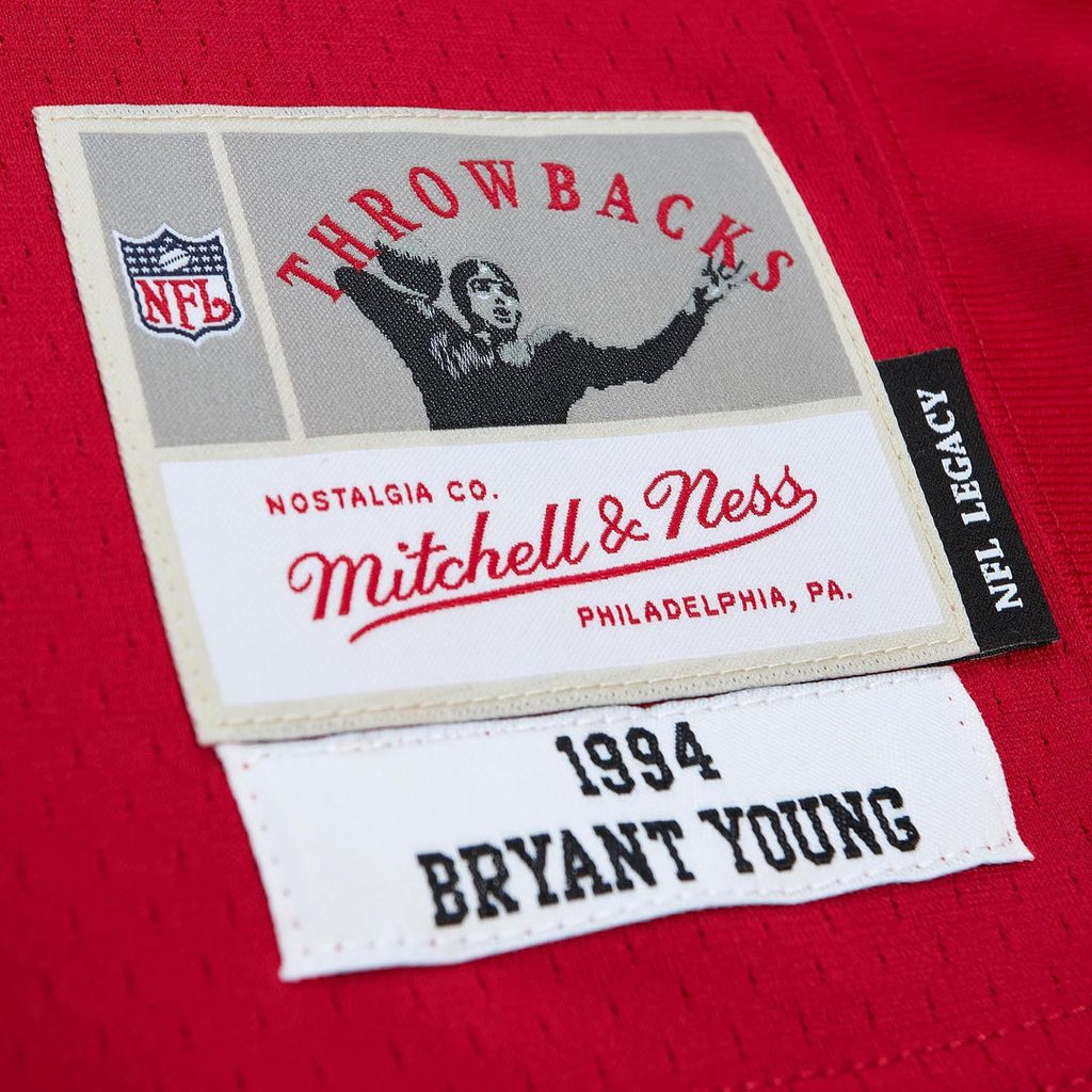 Bryant Young San Francisco 49ers Legacy Replica Jersey - Scarlet
