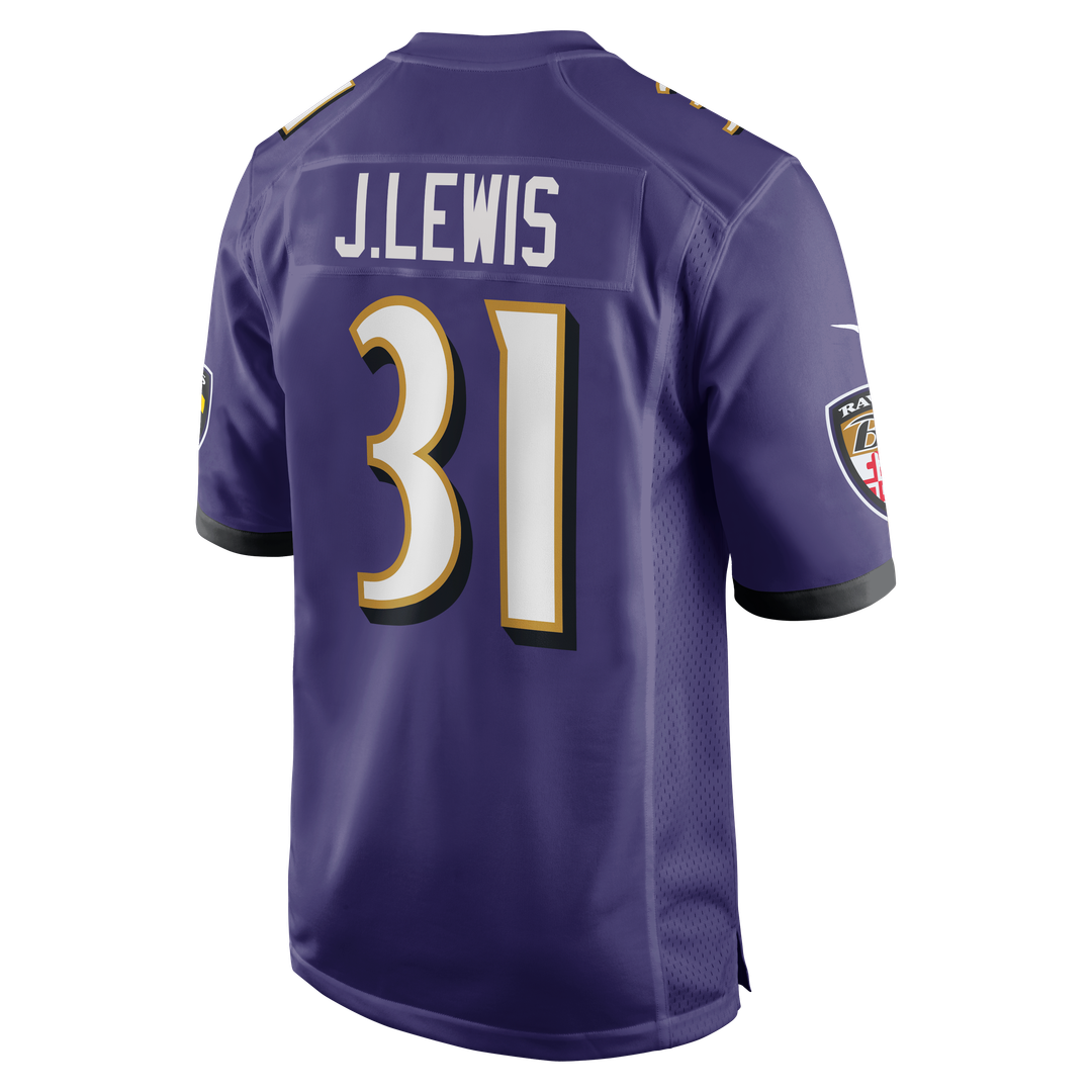 Jamal Lewis Baltimore Ravens Game Jersey - Purple