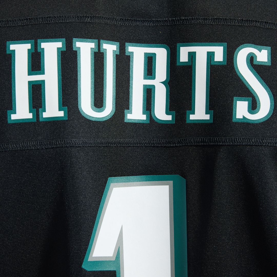Jalen Hurts Philadelphia Eagles Game Jersey - Midnight Green