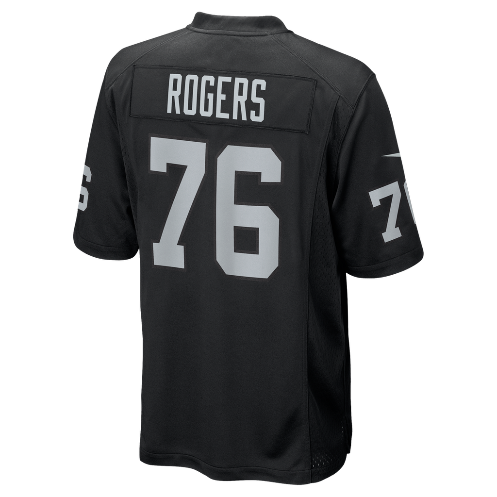 Caleb Rogers Las Vegas Raiders Game Jersey - Black