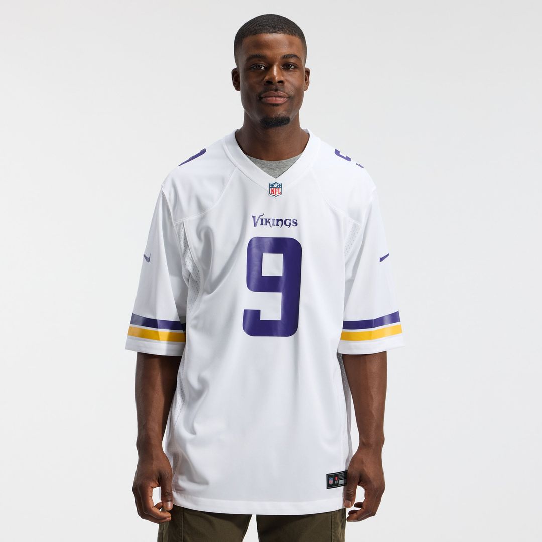 J.J. McCarthy Minnesota Vikings Game Jersey - White
