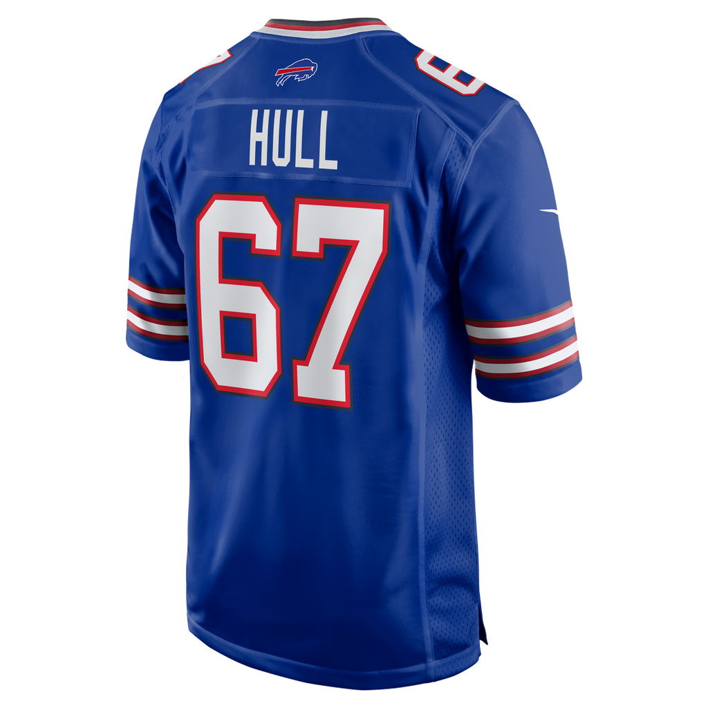 Kent Hull Buffalo Bills Game Jersey - Royal Blue