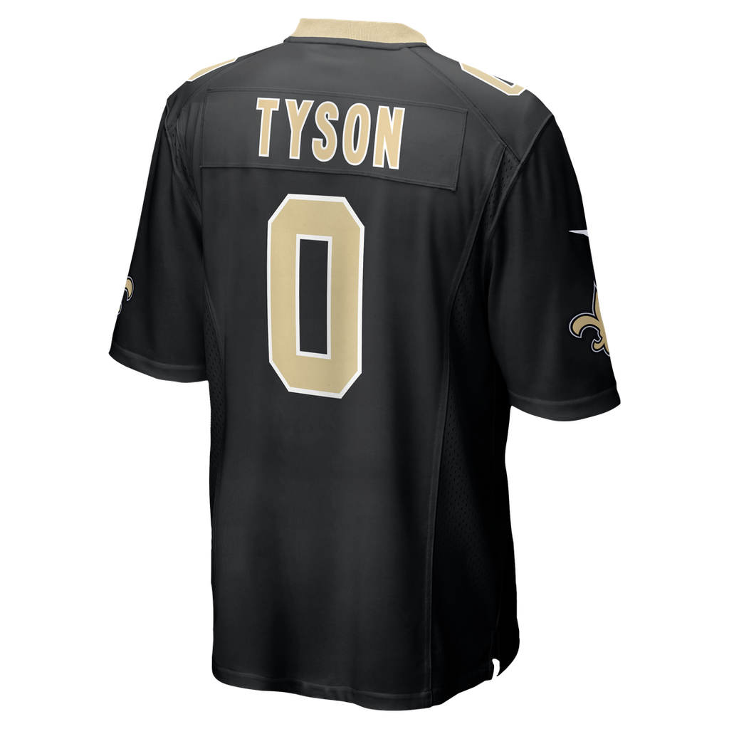 Jordyn Tyson New Orleans Saints Game Jersey - Black