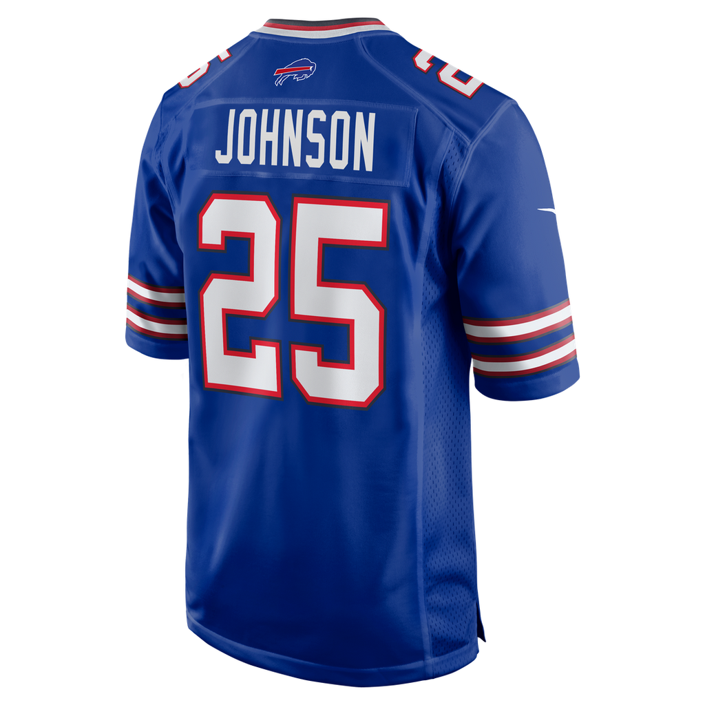 Ty Johnson Buffalo Bills Game Jersey - Royal Blue