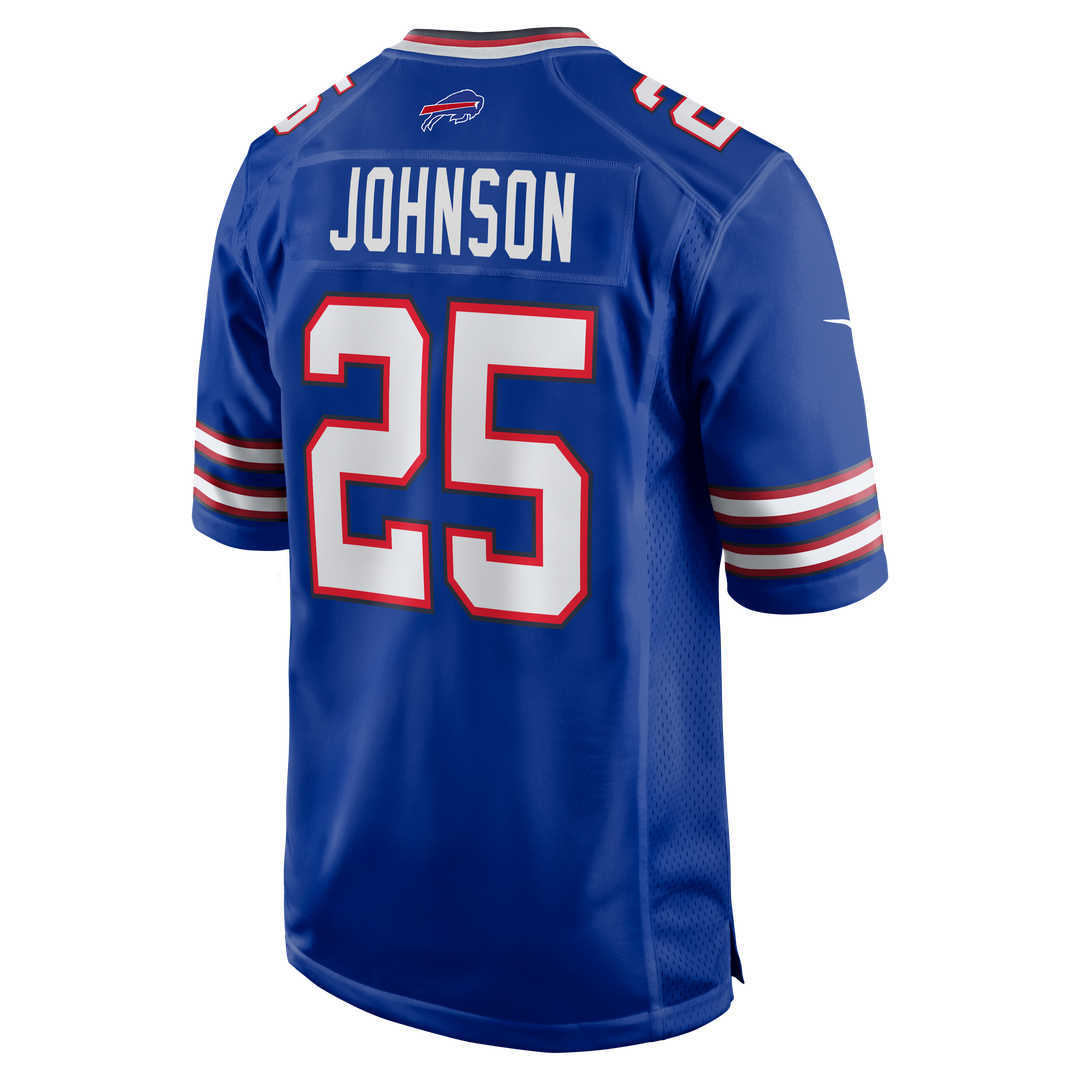 Ty Johnson Buffalo Bills Game Jersey - Royal Blue
