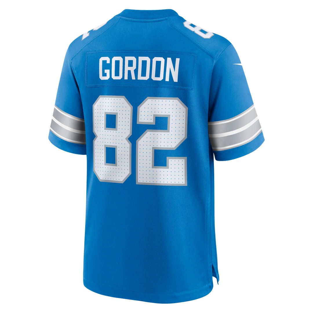 Thomas Gordon Detroit Lions Game Jersey - Blue