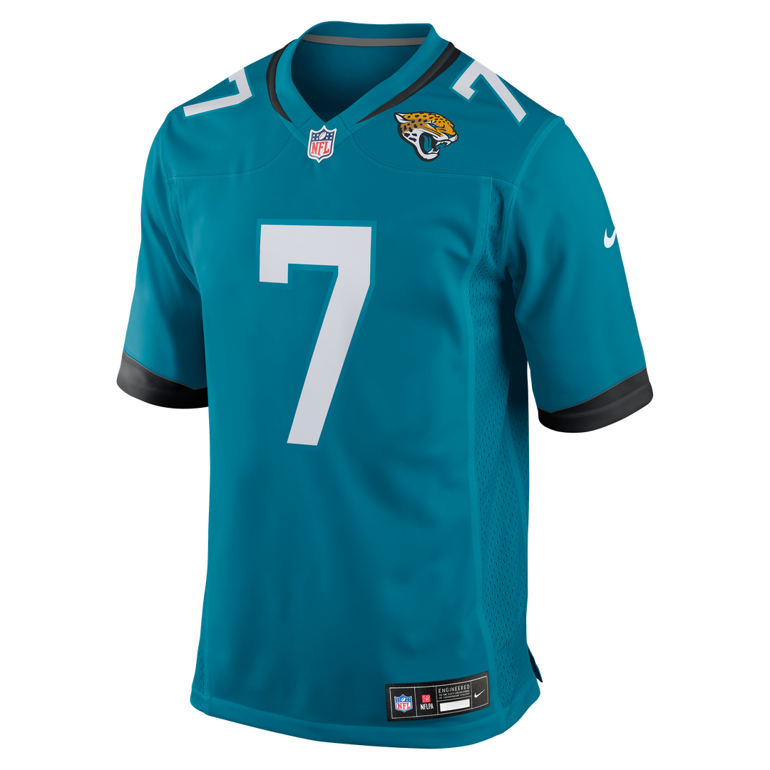 Byron Leftwich Jacksonville Jaguars Alternate Game Jersey - Black