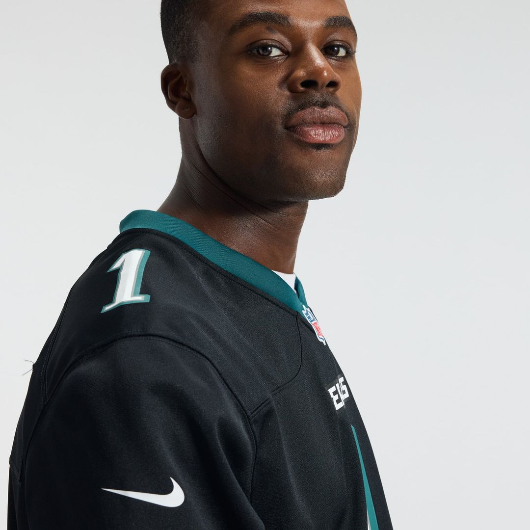 Jalen Hurts Philadelphia Eagles Game Jersey - Midnight Green