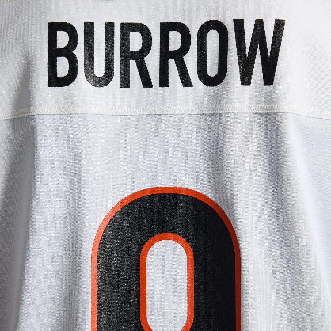 Joe Burrow Cincinnati Bengals Game Jersey - White