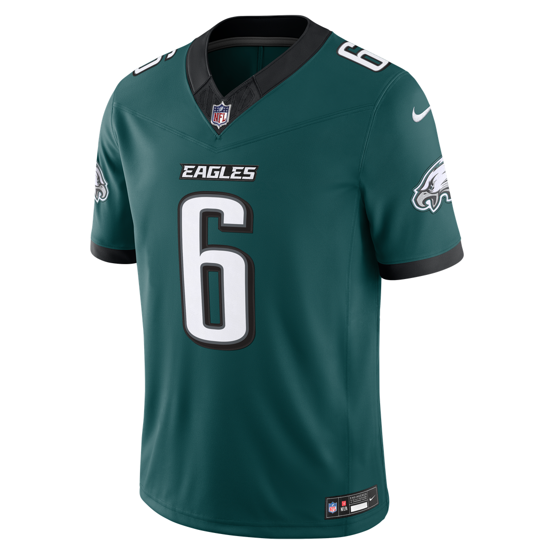 DeVonta Smith Philadelphia Eagles Alternate Vapor F.U.S.E. Stitched Limited Jersey - Kelly Green