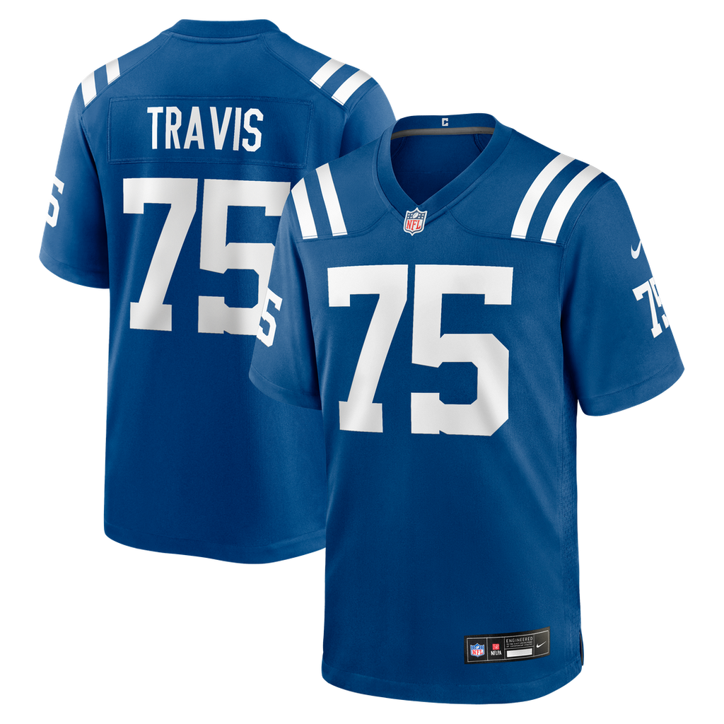 Jalen Travis Indianapolis Colts Game Jersey - Royal Blue