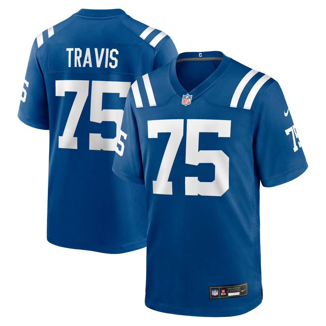 Jalen Travis Indianapolis Colts Game Jersey - Royal Blue