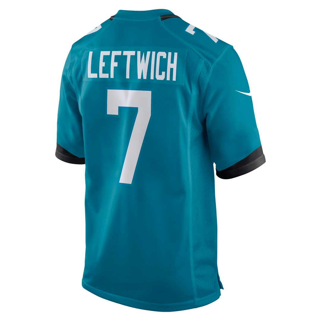 Byron Leftwich Jacksonville Jaguars Game Jersey - Teal