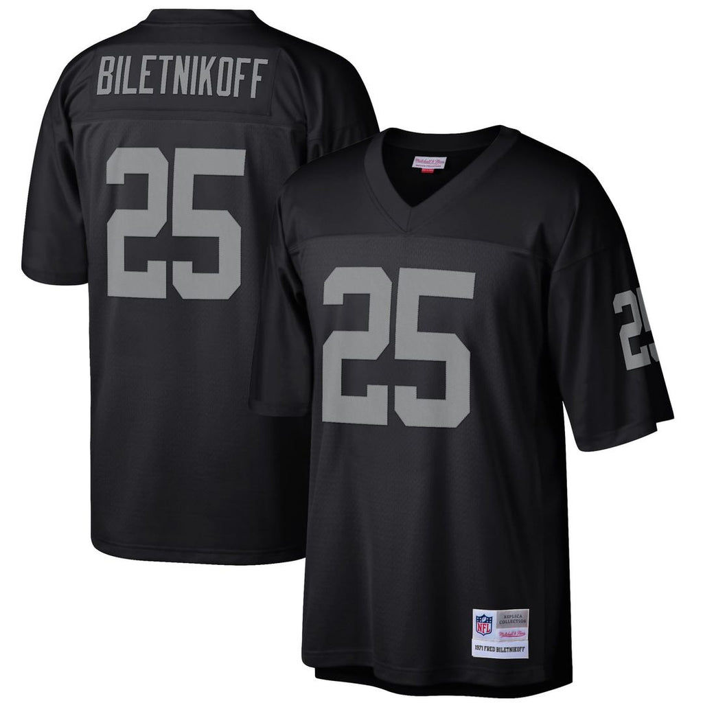 Fred Biletnikoff Las Vegas Raiders Legacy Replica Jersey - Black