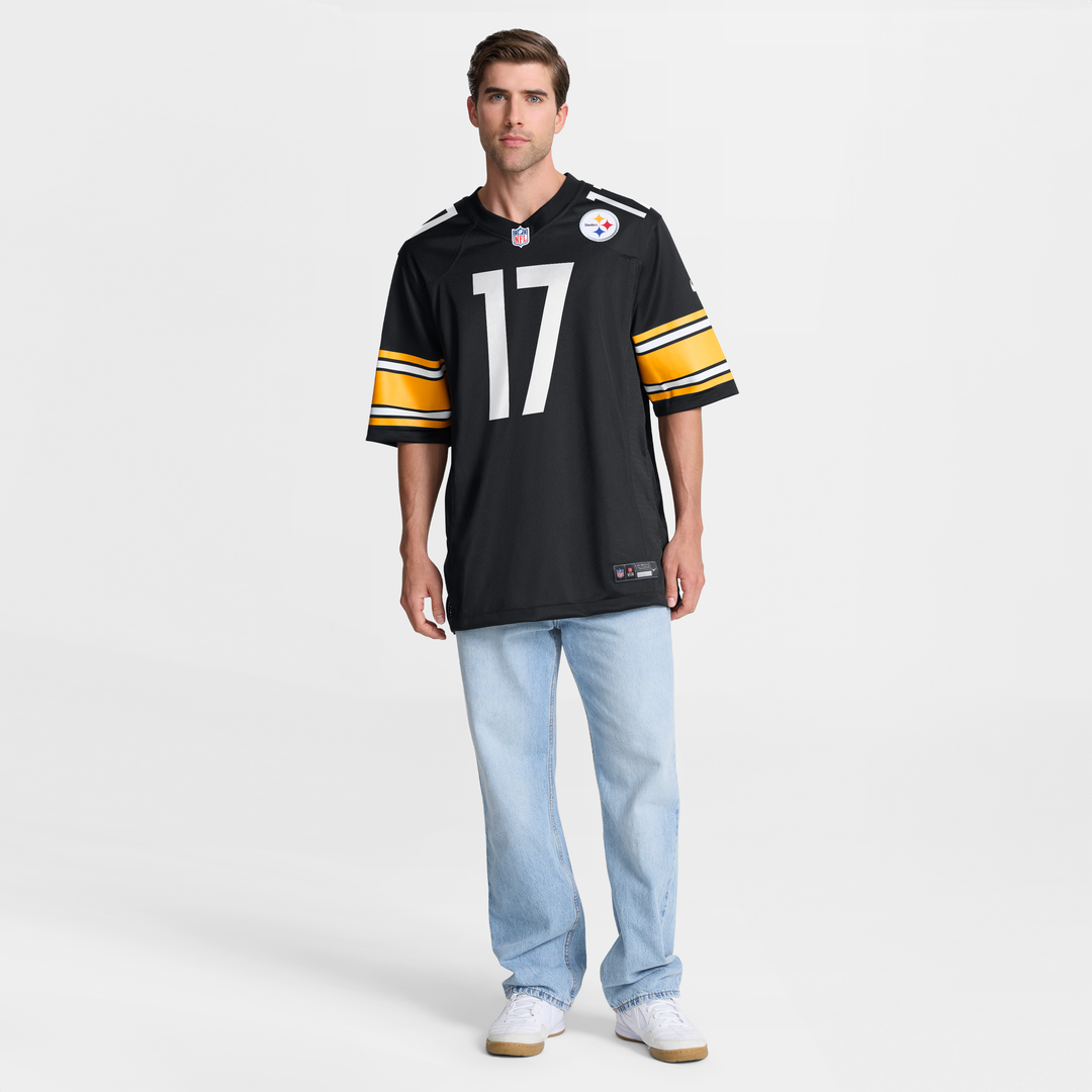 Germie Bernard Pittsburgh Steelers Game Jersey - Black