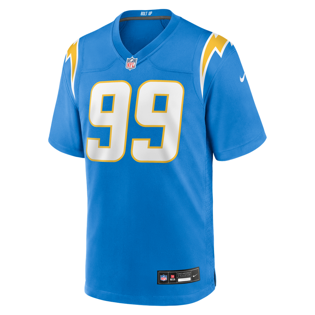 Scott Matlock Los Angeles Chargers Game Jersey - Powder Blue