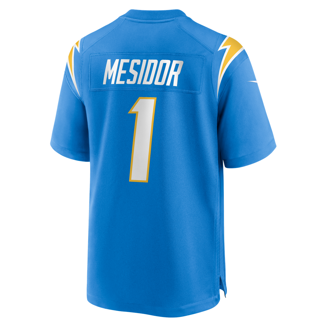 Akheem Mesidor Los Angeles Chargers Game Jersey - Powder Blue
