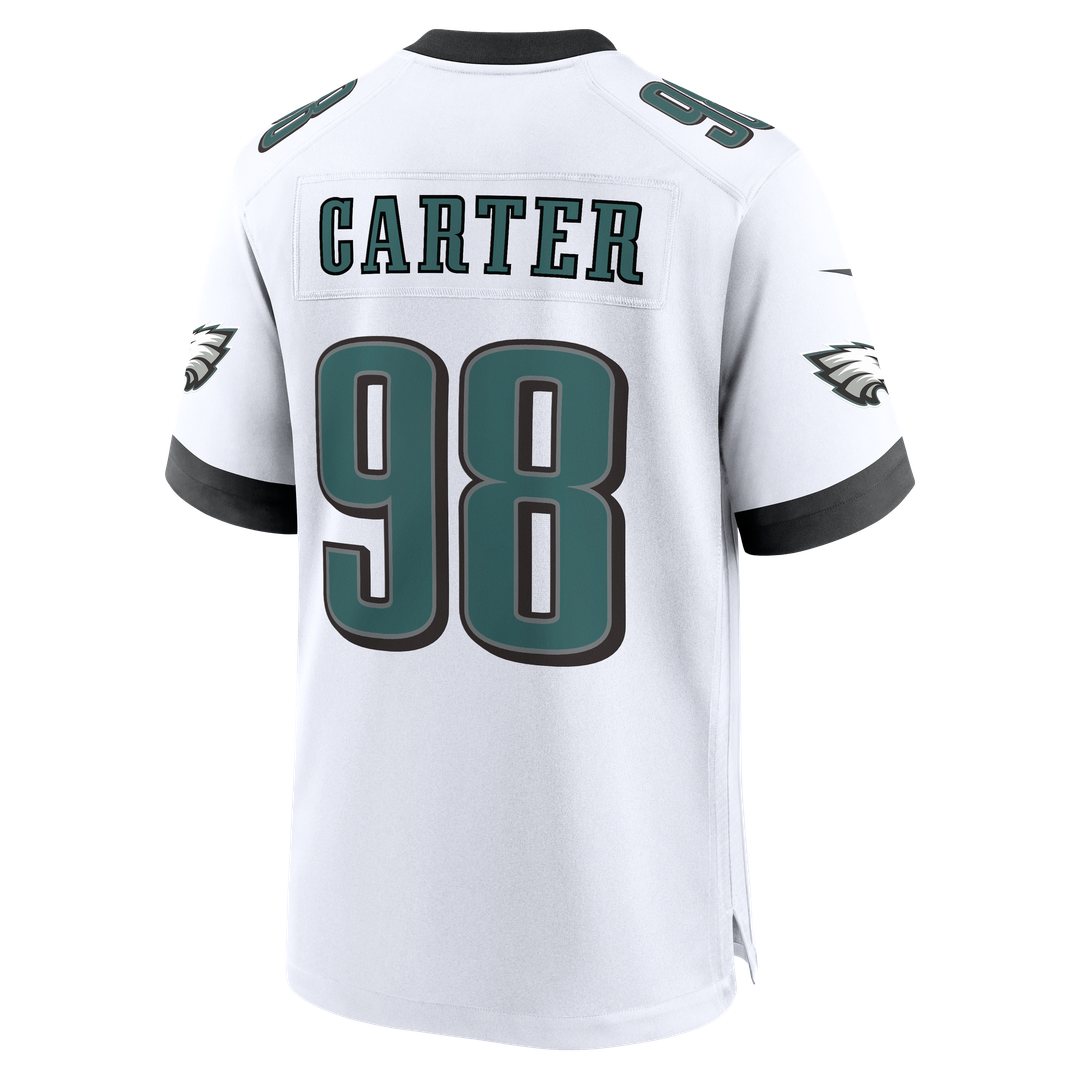 Jalen Carter Philadelphia Eagles Game Jersey - Midnight Green