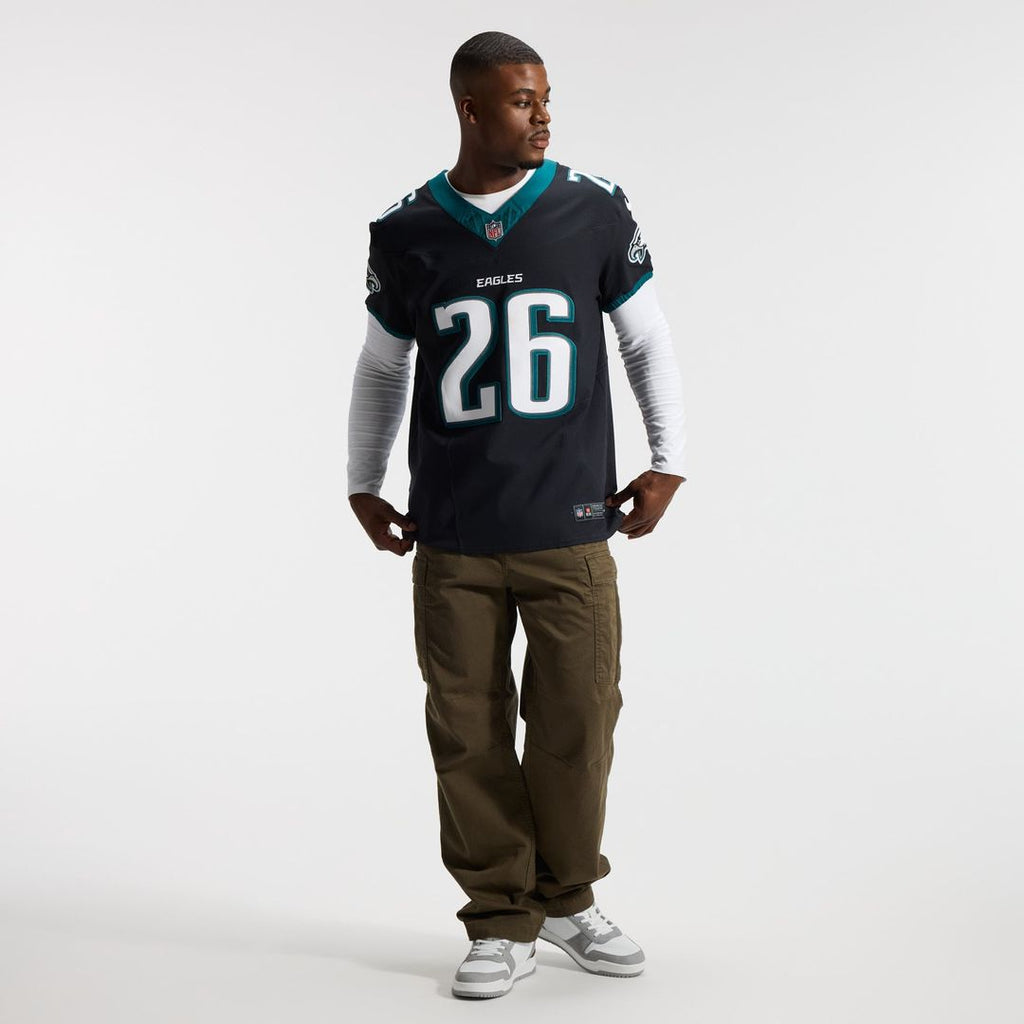 Saquon Barkley Philadelphia Eagles Alternate Vapor F.U.S.E. Elite Jersey - Black