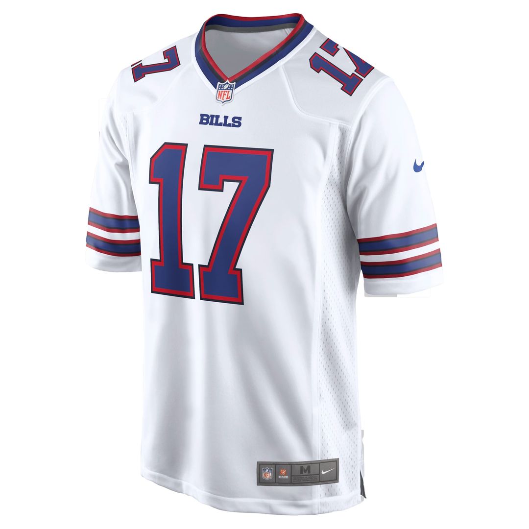 Josh Allen Buffalo Bills White Game Jersey - White