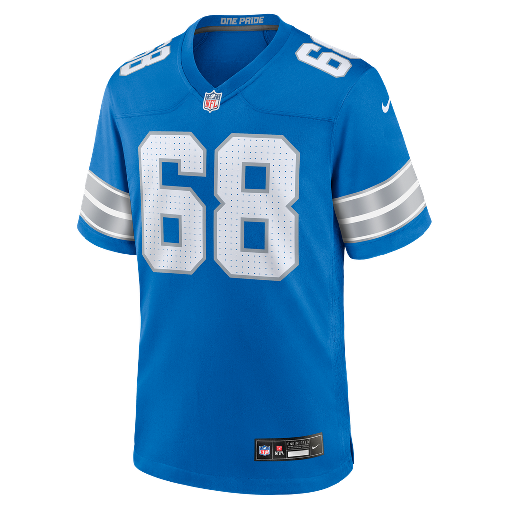 Taylor Decker Detroit Lions Game Jersey - Blue