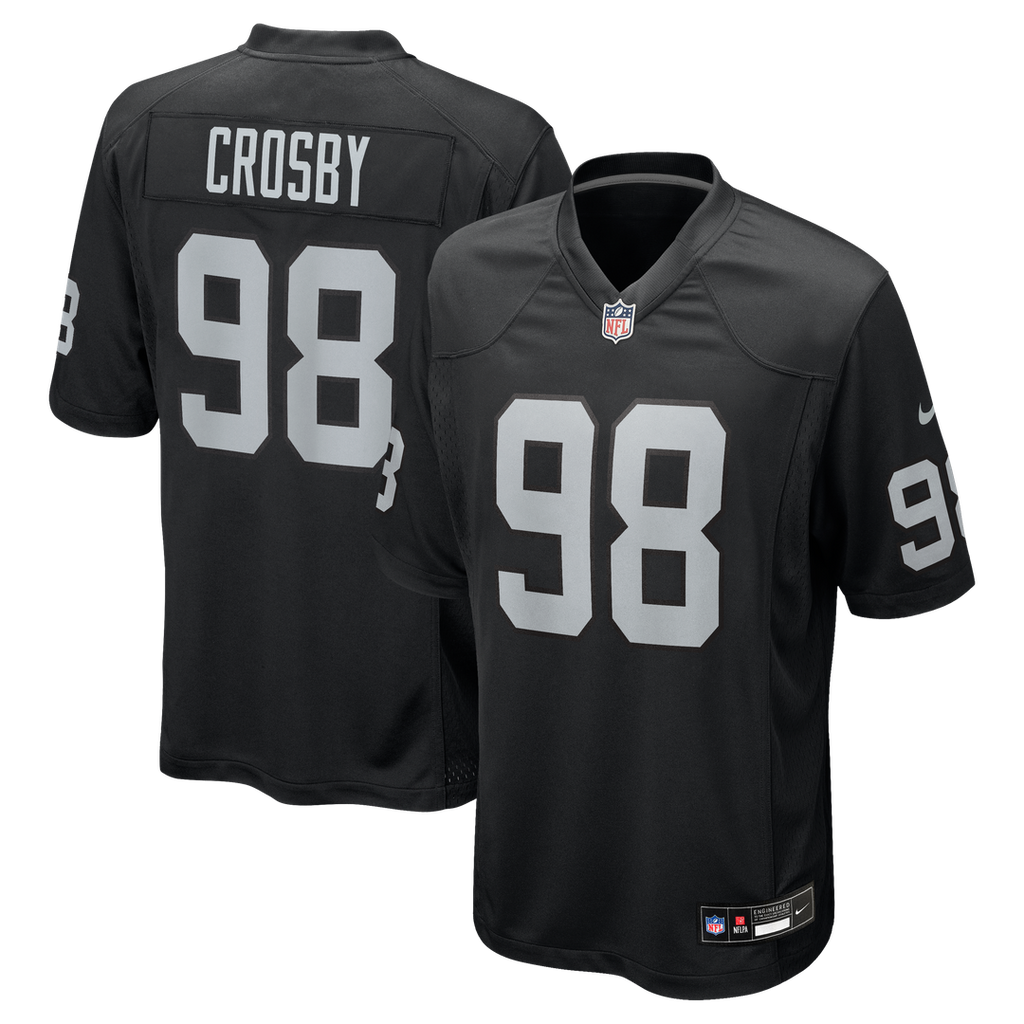 Maxx Crosby Las Vegas Raiders Game Jersey - Black