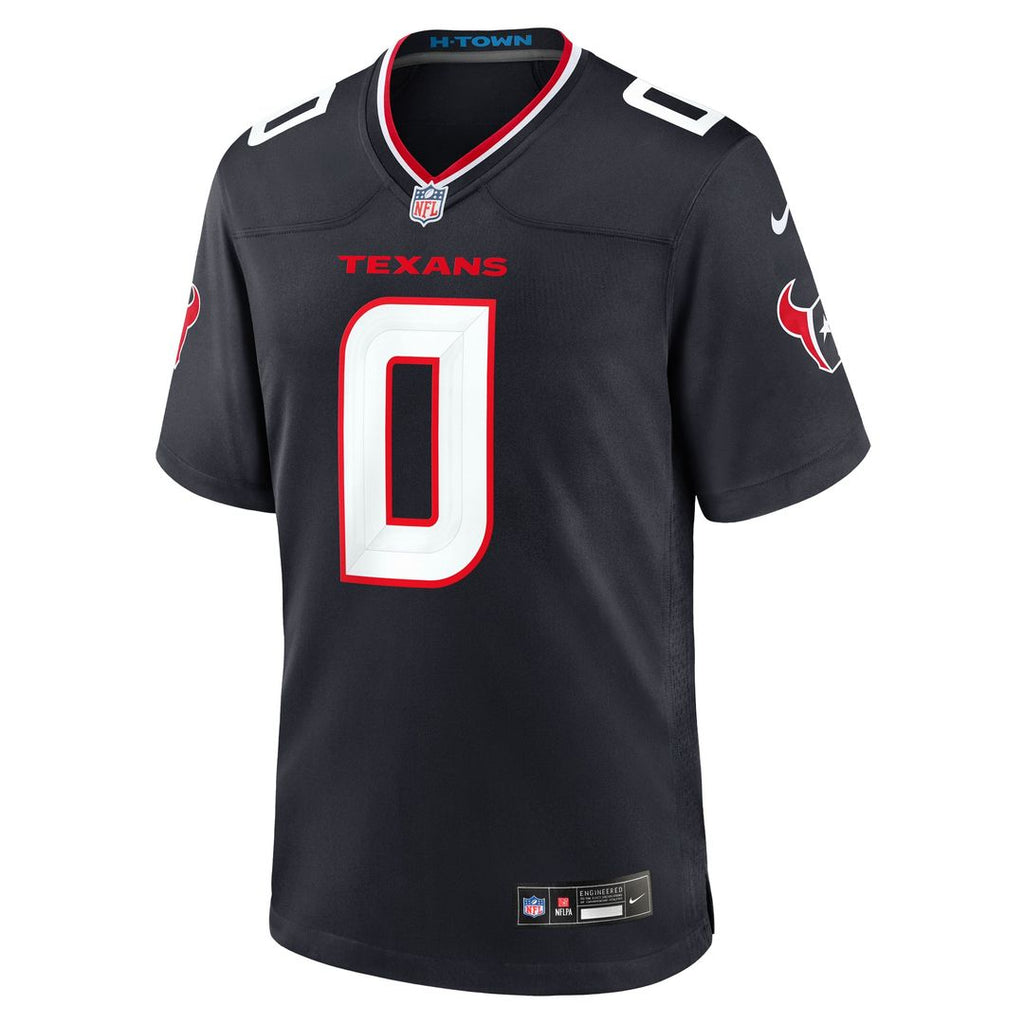 Azeez Al-Shaair Houston Texans Game Jersey - Navy