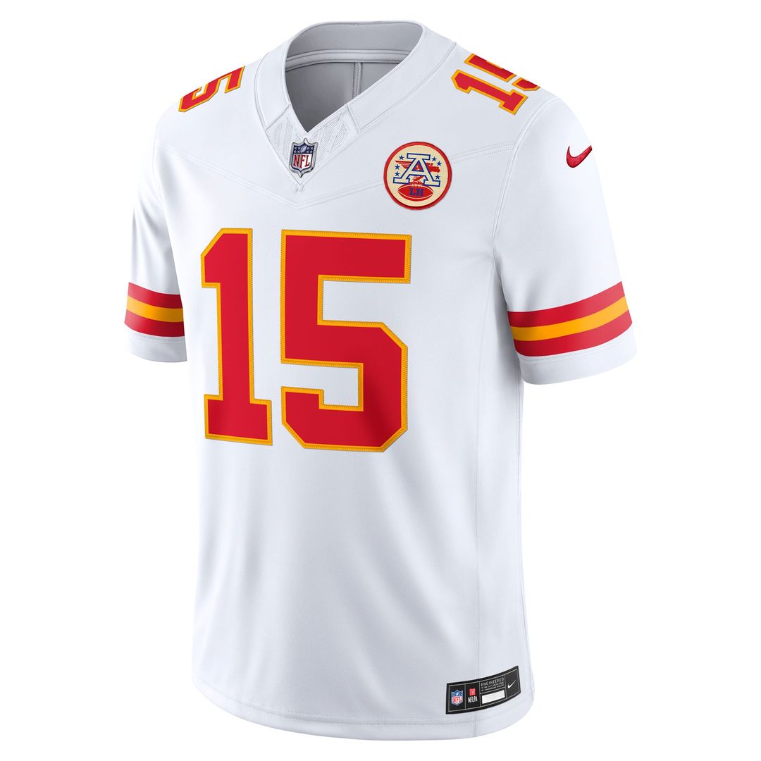 Patrick Mahomes Kansas City Chiefs Vapor F.U.S.E. Stitched Limited Jersey - White
