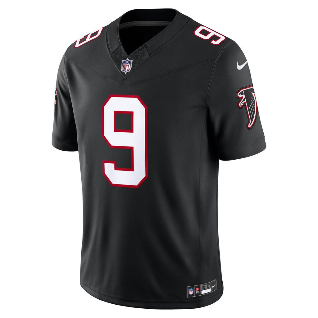 Michael Penix Jr. Atlanta Falcons Alternate Throwback Vapor F.U.S.E. Stitched Limited Jersey - Black