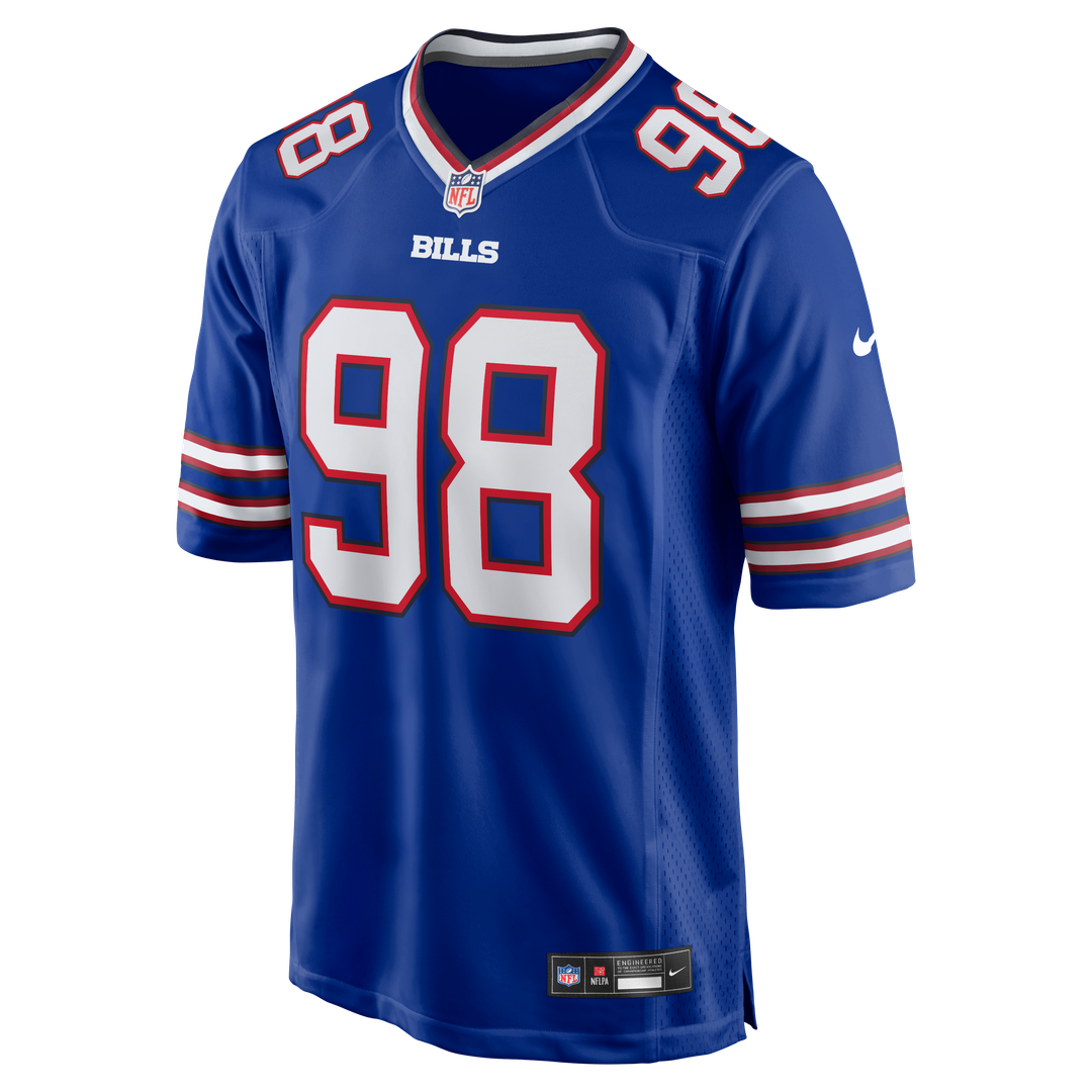 T.J. Sanders Buffalo Bills Game Jersey - Royal Blue