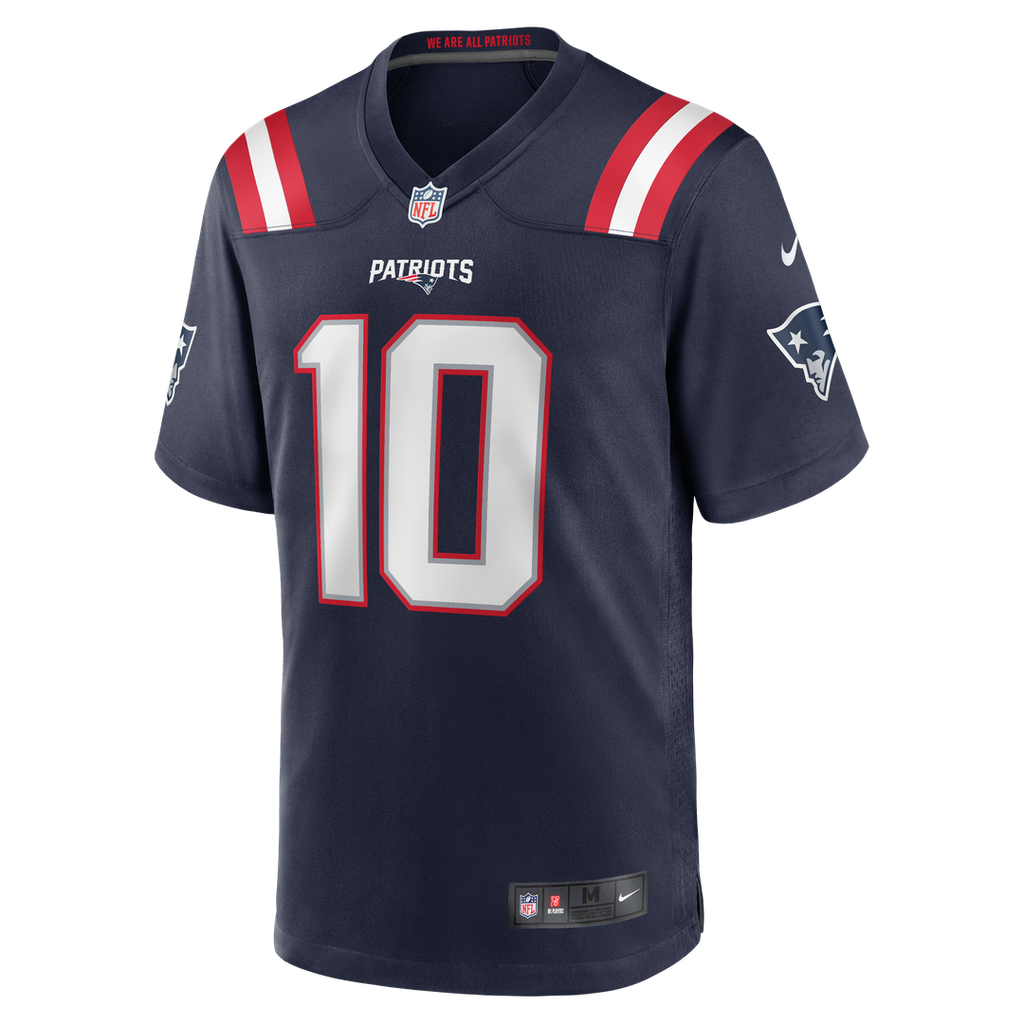 Drake Maye New England Patriots Game Jersey - Navy