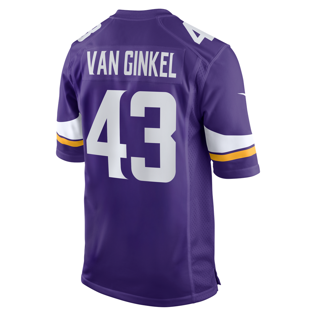 Andrew Van Ginkel Minnesota Vikings Alternate Game Jersey - White