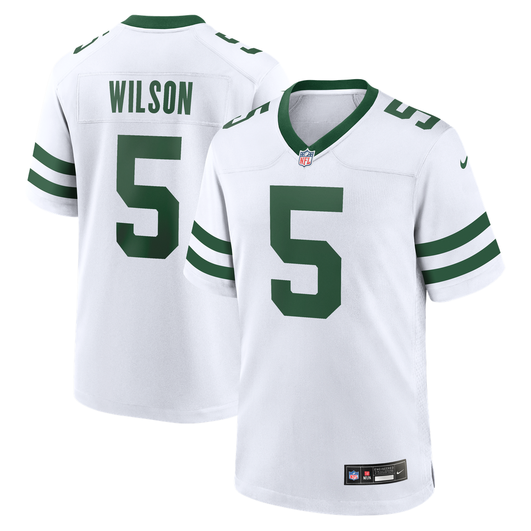 Garrett Wilson New York Jets Game Jersey - Legacy White