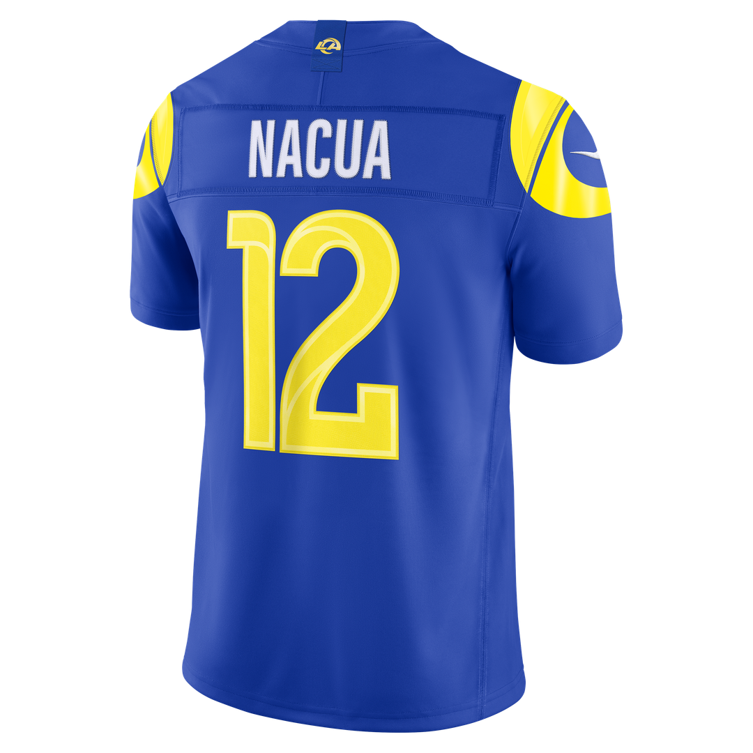 Puka Nacua Los Angeles Rams Vapor F.U.S.E. Stitched Limited Jersey - White