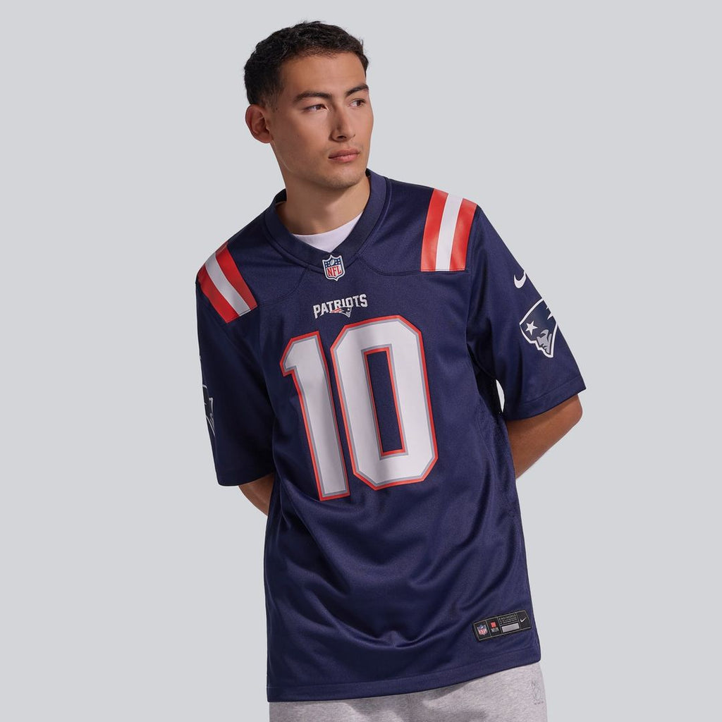 Drake Maye New England Patriots Game Jersey - White