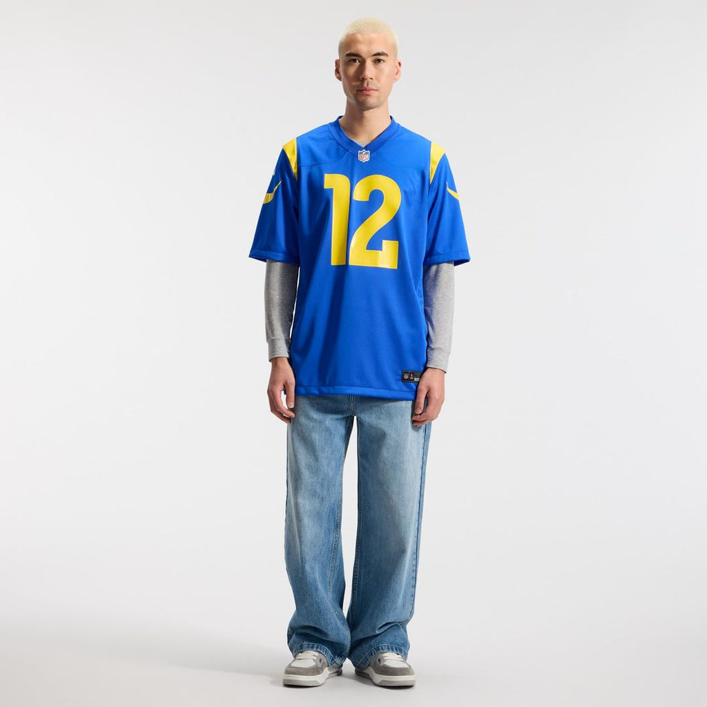 Puka Nacua Los Angeles Rams Game Jersey - Royal Blue