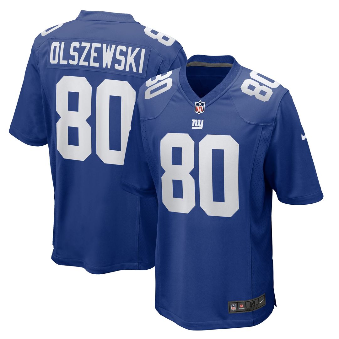 Gunner Olszewski New York Giants Game Jersey - Royal Blue