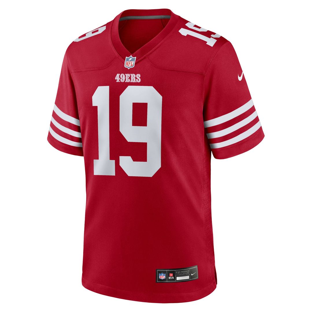 Deebo Samuel Sr San Francisco 49ers Game Jersey - Scarlet