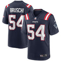 Tedy Bruschi New England Patriots Game Jersey - Navy