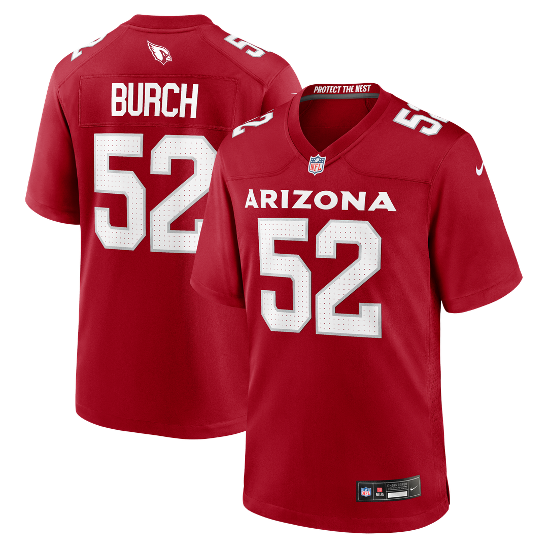 Jordan Burch Arizona Cardinals Game Jersey - Cardinal