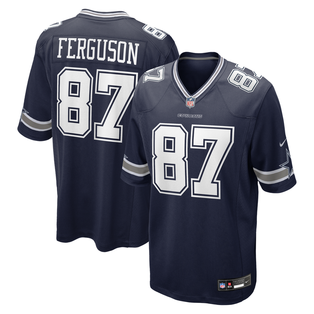 Jake Ferguson Dallas Cowboys Game Jersey - Navy